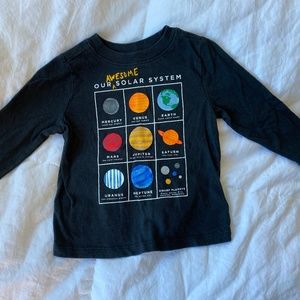 Awesome Solar System Long Sleeved T-Shirt